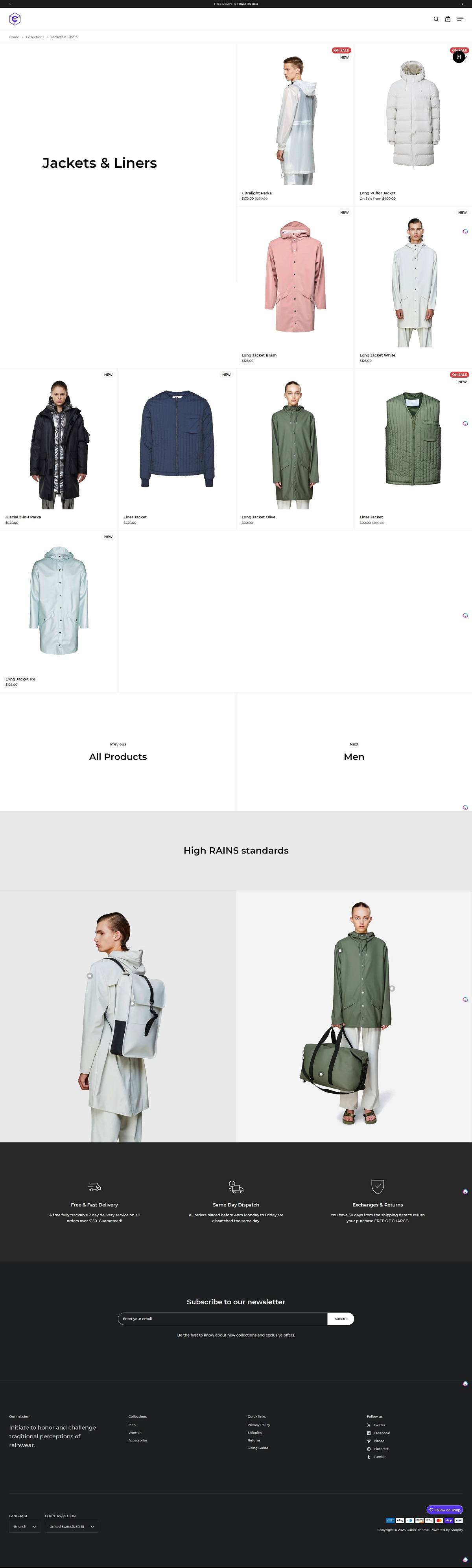 Split | eCommerce Website Design Gallery & Tech Inspiration