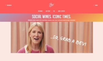 eCommerce website: Bev