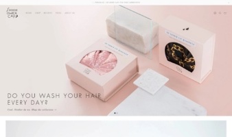 eCommerce website: SHHHOWERCAP