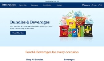 eCommerce website: Pantry Shop