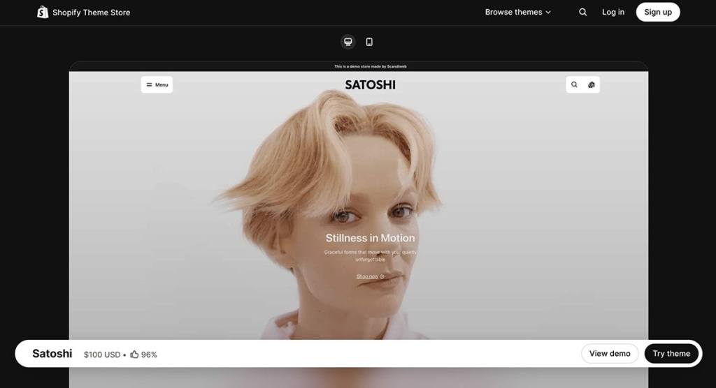 satoshi shopify theme