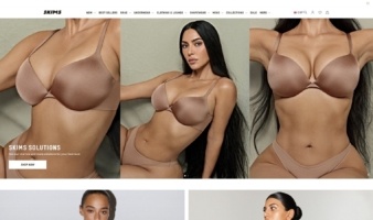 eCommerce website: SKIMS