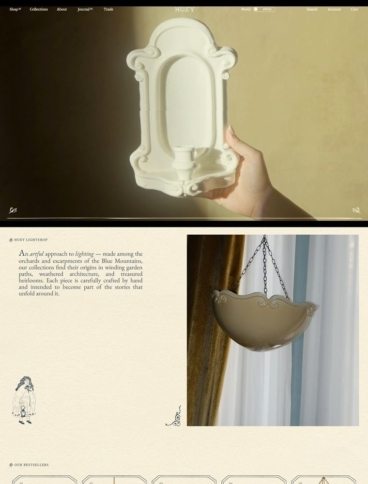 eCommerce website: Huey Lightshop