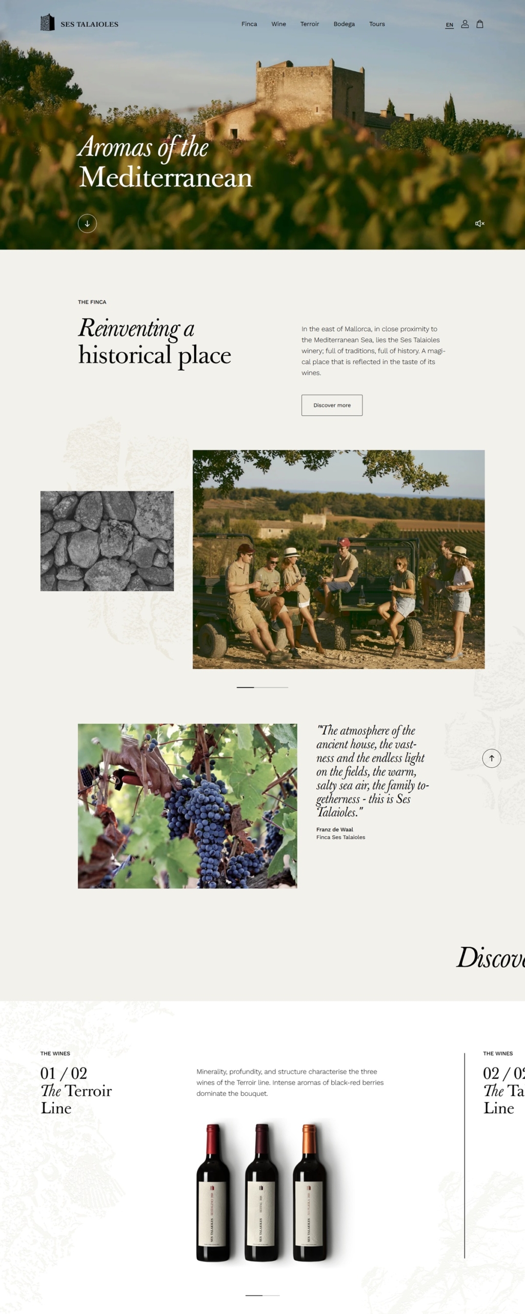 eCommerce website: Ses Talaioles