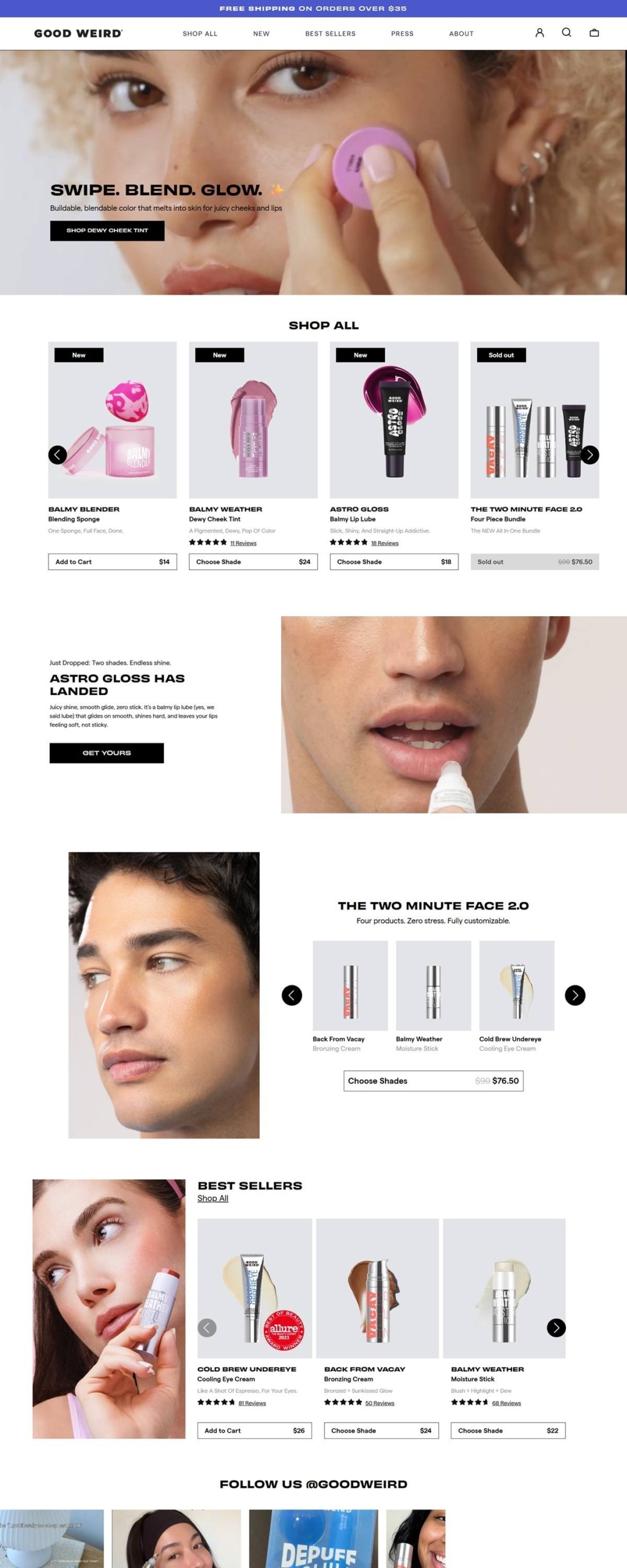 eCommerce website: Good Weird