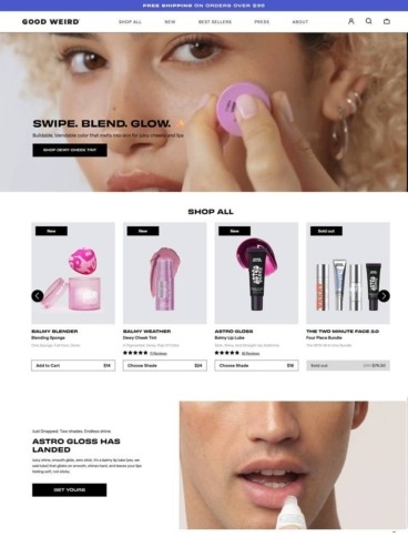 eCommerce website: Good Weird