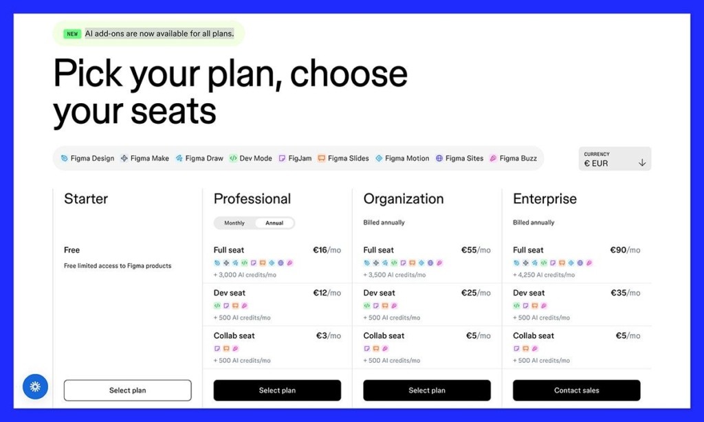 figma pricing
