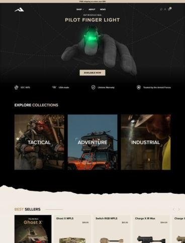 eCommerce website: ​Princeton Tec