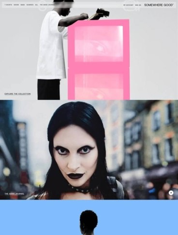 eCommerce website: ​Somewhere Good Studio