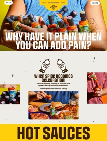 eCommerce website: JohnnyPep
