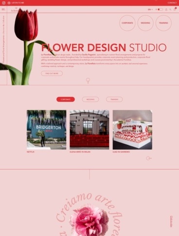 eCommerce website: ​La Fiorellaia