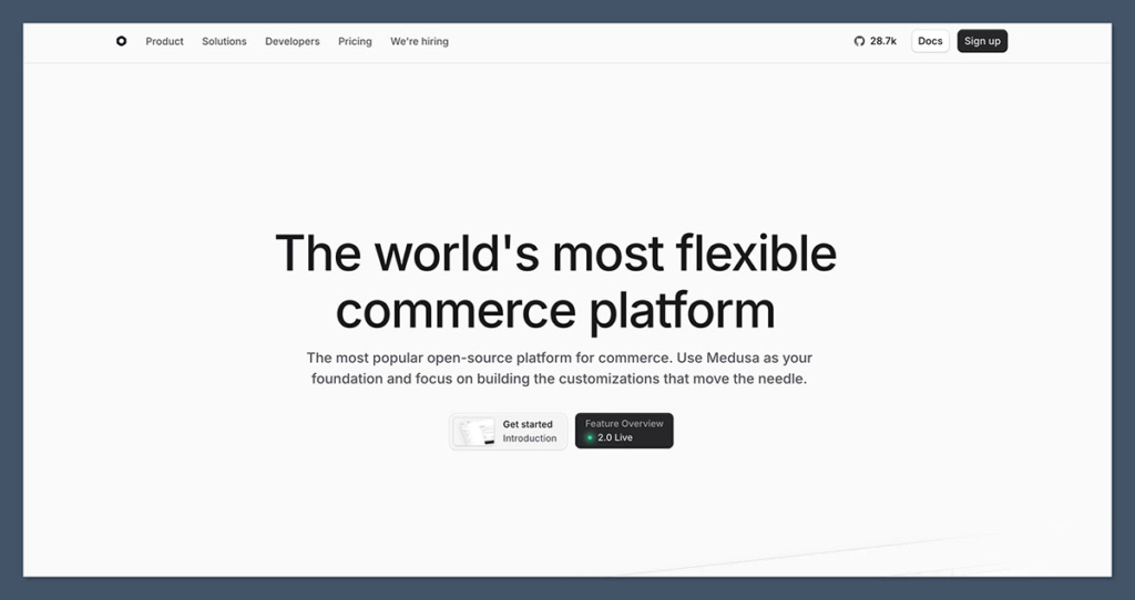 Medusa Homepage