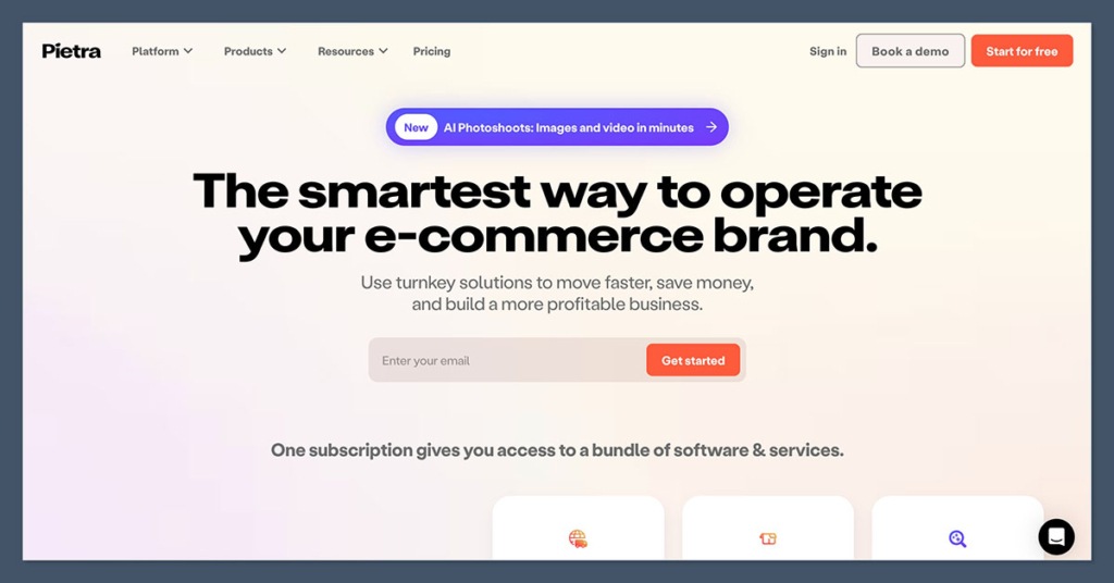 Pietra Homepage