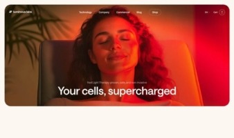 eCommerce website: Luminous Labs