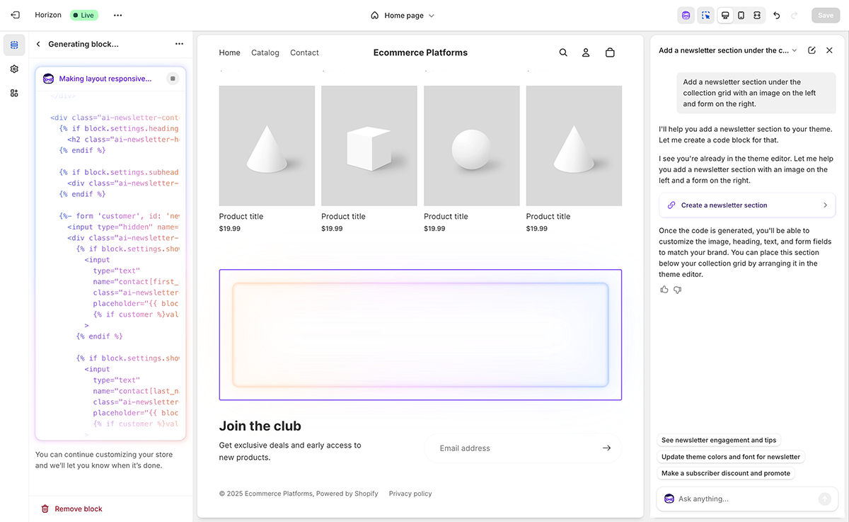 Top Horizon Themes on Shopify (2025 Guide) | eCommerce Website Design ...