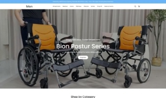 eCommerce website: Bion