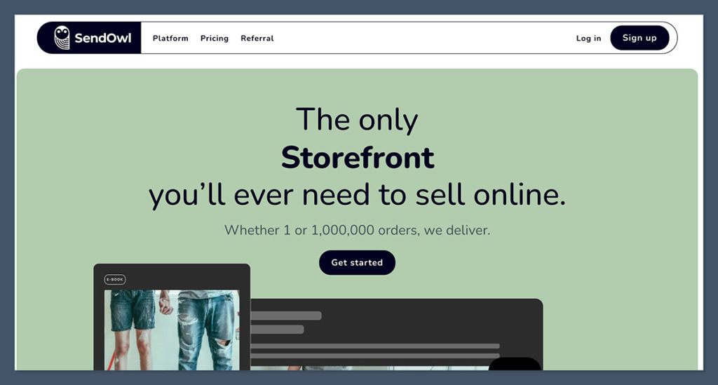 SendOwl Homepage