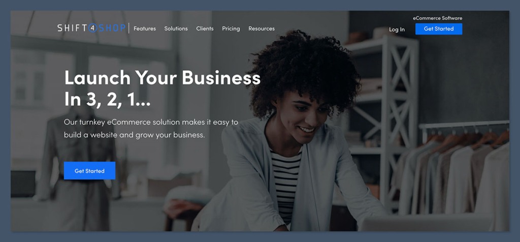 Shift4Shop homepage