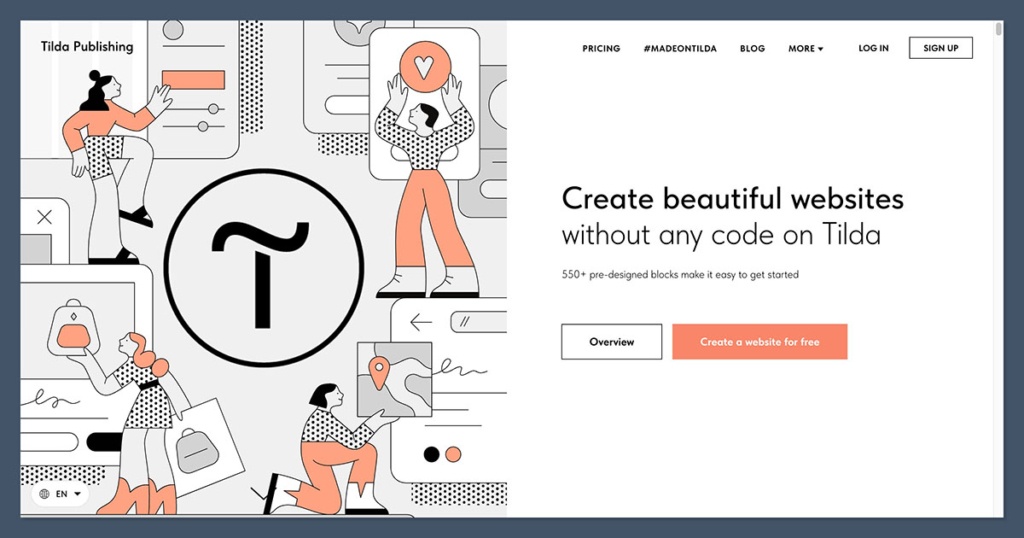Tilda Homepage