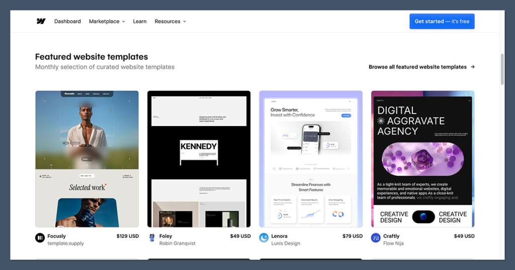 Webflow Templates