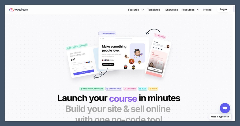 Typedream Homepage