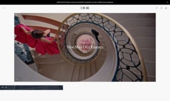 eCommerce website: Dior