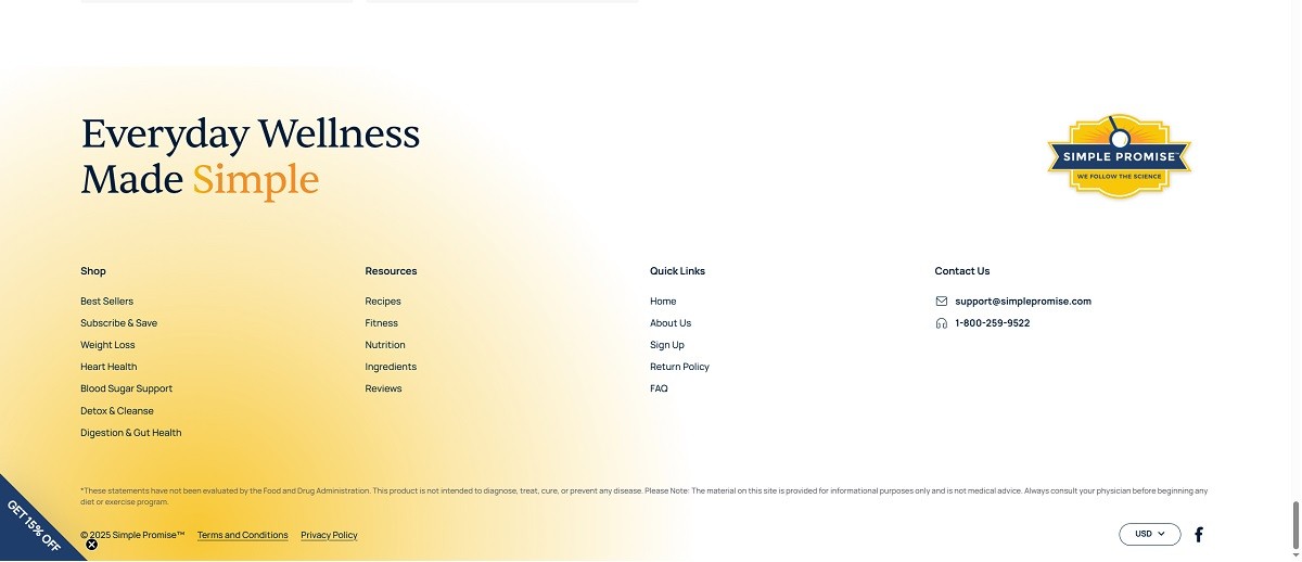 Promises Layout Simple Promise | eCommerce Website Design Gallery & Tech Inspiration