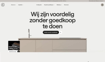 eCommerce website: KeukenKastenFabrie