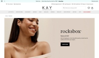 eCommerce website: Rocksbox