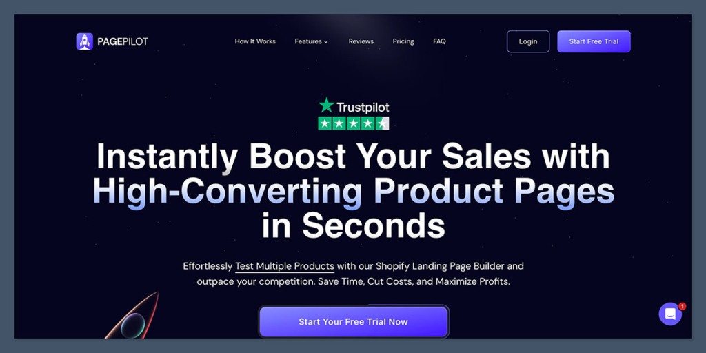 Pagepilot AI Homepage