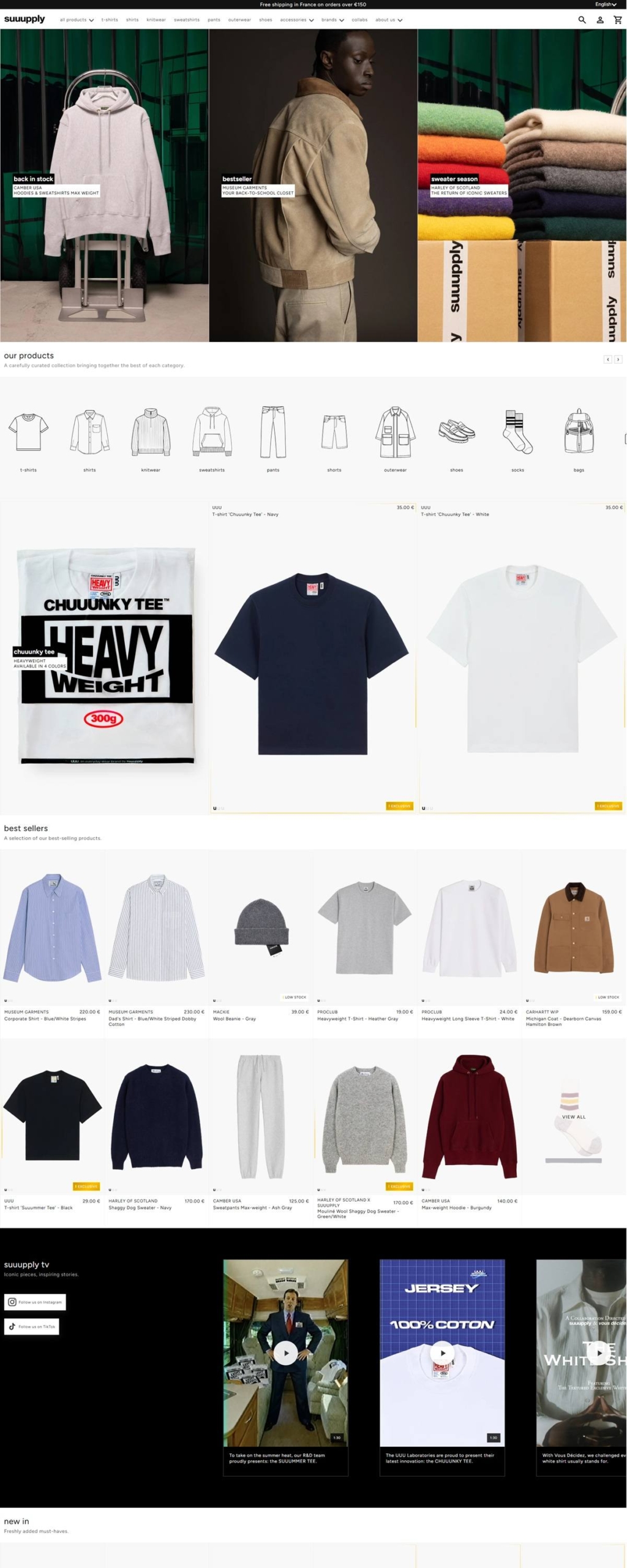 eCommerce website: Suuupply