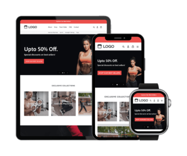 Pre-made eCommerce store: Sports & Fitness Store