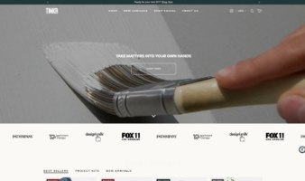 eCommerce website: TINKR