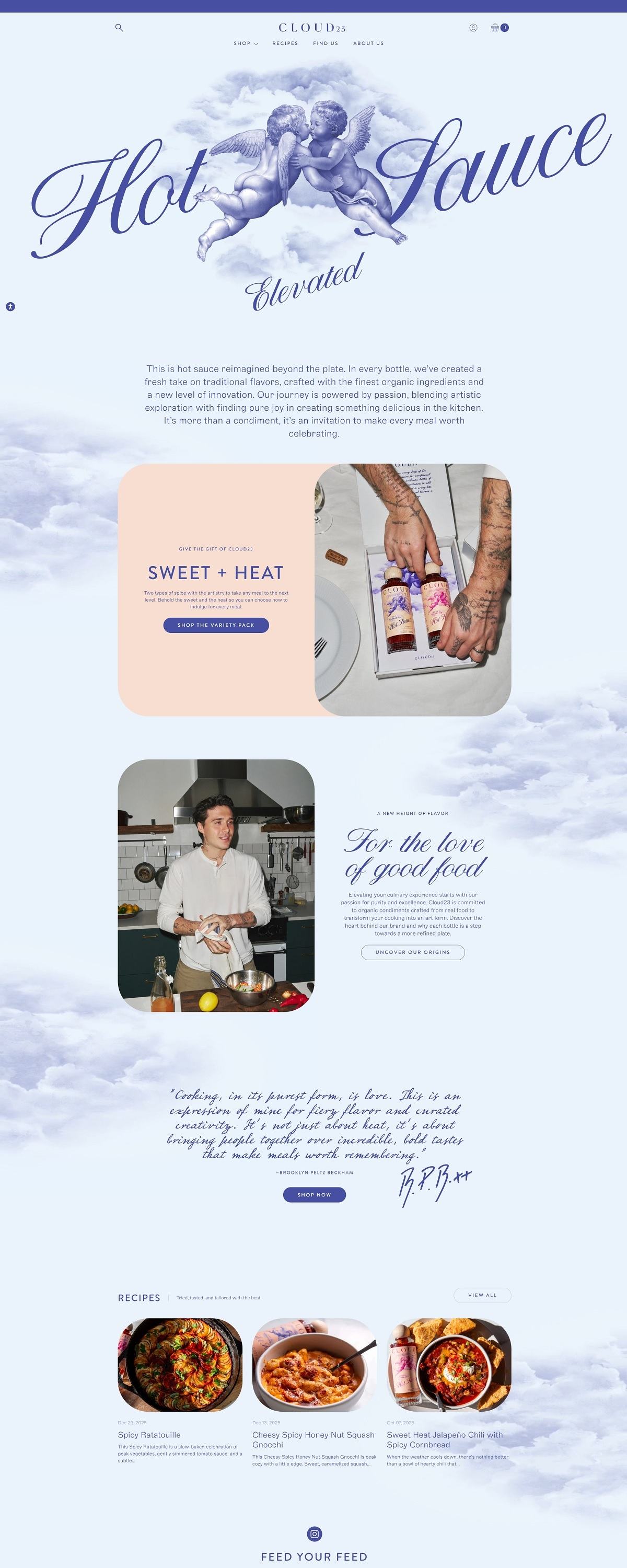 eCommerce website: Cloud23