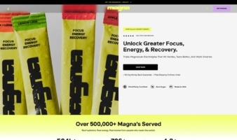 eCommerce website: Drink Magna