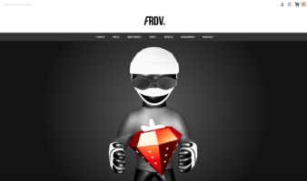 eCommerce website: FRDV