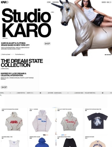 eCommerce website: Karo