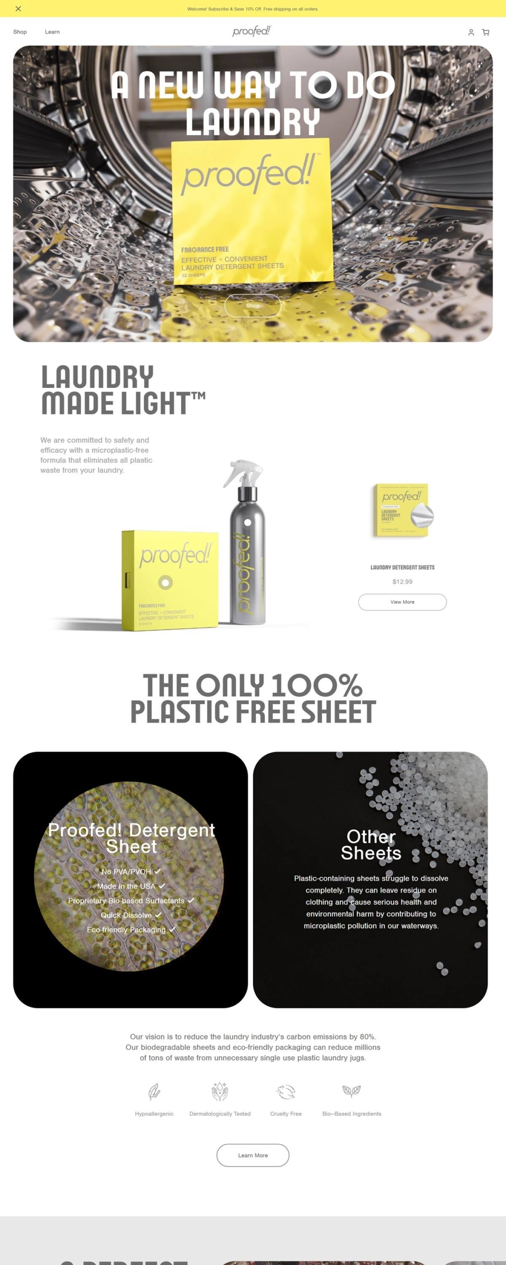 eCommerce website: LiveProofed