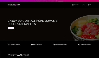 eCommerce website: Murakami City