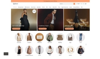 eCommerce website: Quince