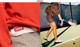 eCommerce website: SPENCE