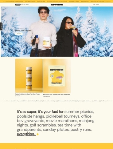 eCommerce website: Supermoon