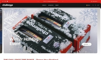 eCommerce website: Challenge Tires