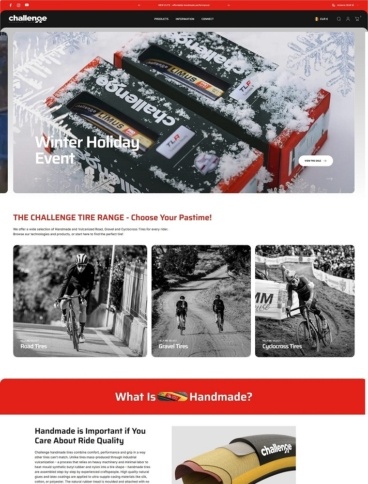 eCommerce website: Challenge Tires