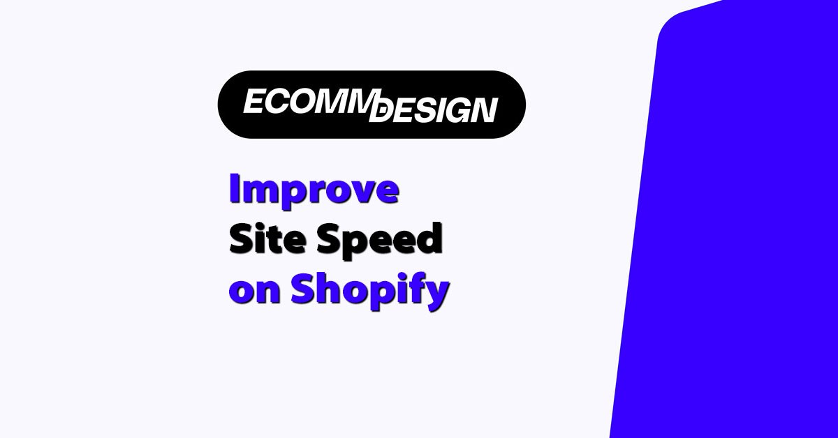 improve site speed on shopify