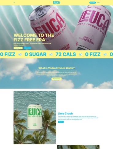 eCommerce website: Leuca