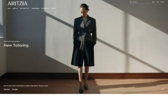 eCommerce website: Aritzia