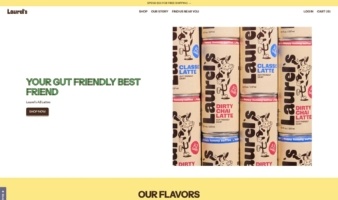 eCommerce website: Laurels