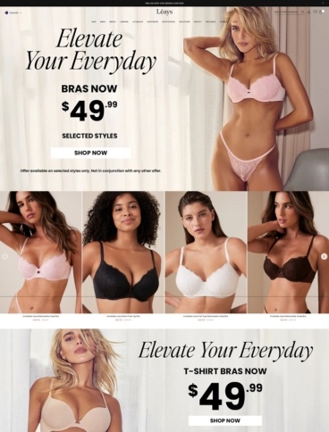 eCommerce website: Léays