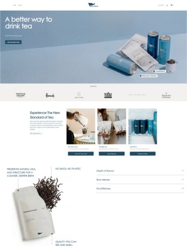 eCommerce website: Marna